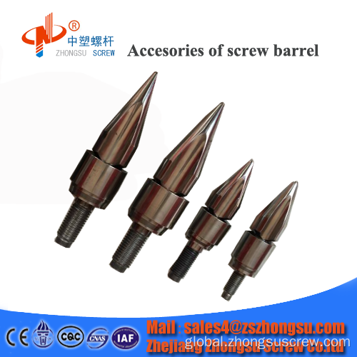 Injection screw tip Plastic injection molding machine screw barrel ring head Factory